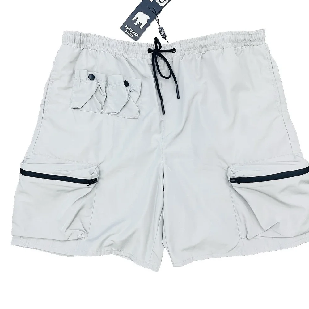 American Stitch Utility Nylon Shorts Size XXL Multi Pockets NWT 9